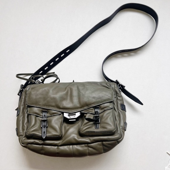 Rag & Bone Field Puffer Crossbody Bag Leather - Picture 1 of 10